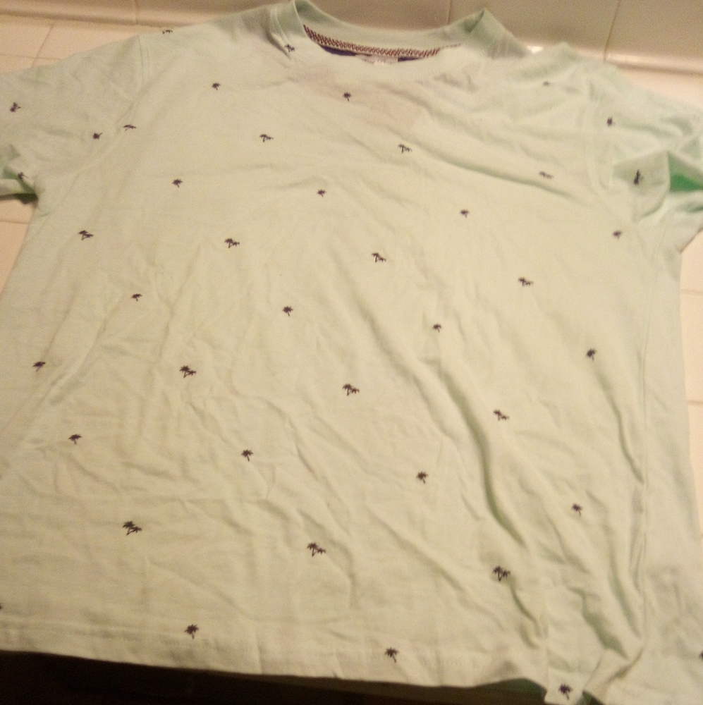 Teal/light blue Ping pong shirt